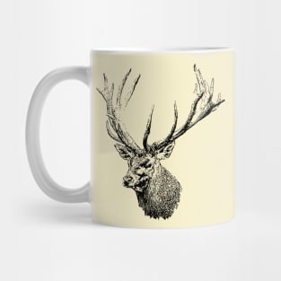 Red deer portrait Mug